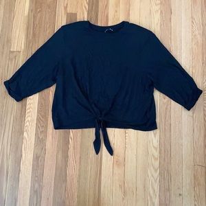 Black Express Long Sleeve Top Size XL